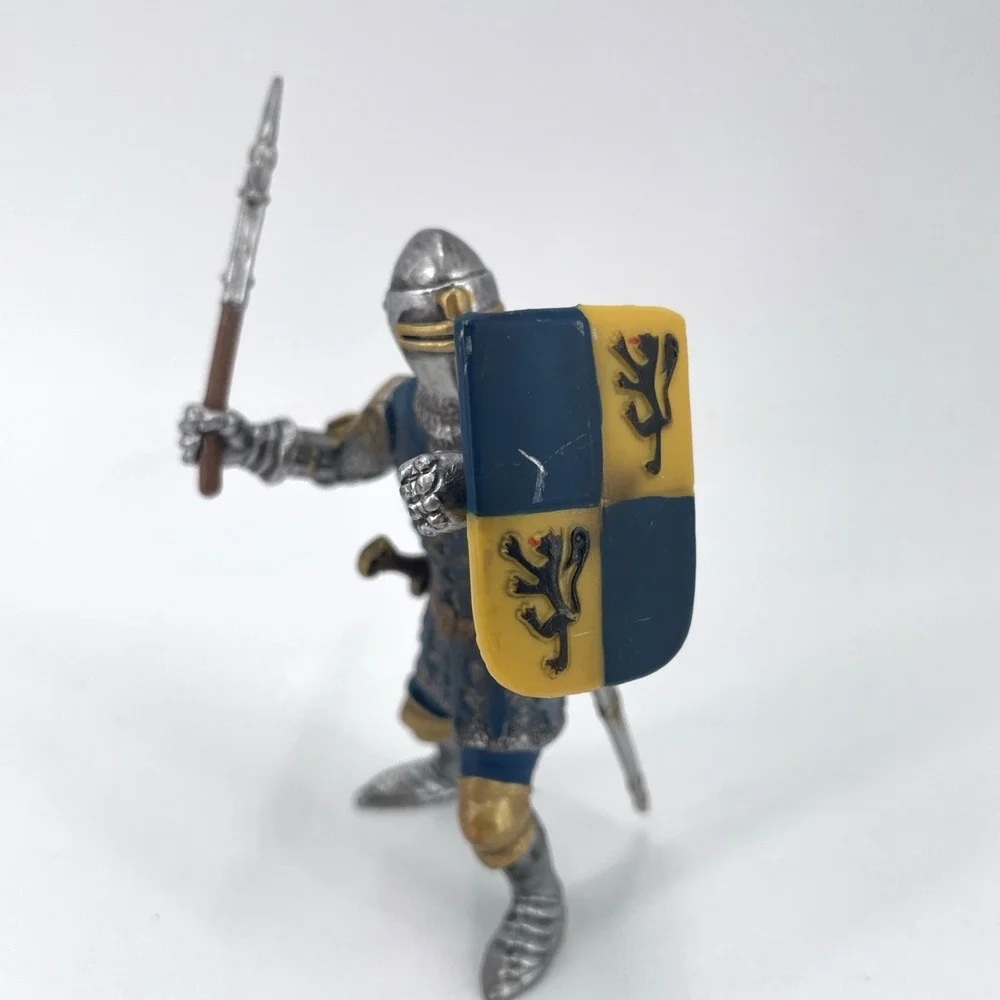 Schleich Medieval Knights Roman Soldier Horse Jousting Shield Lot of 3 Vintage